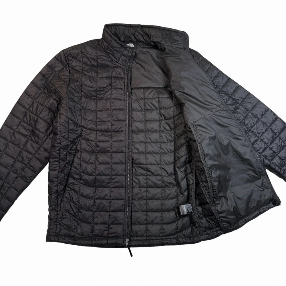 The North Face Thermoball Eco Jacket Mens Medium Black Quilted Puffer NF0A4QSP